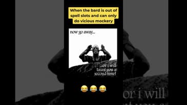 D&D Bard Hacks #dndmemes