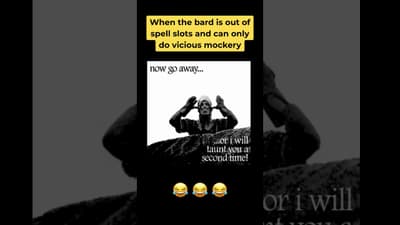 D&D Bard Hacks #dndmemes