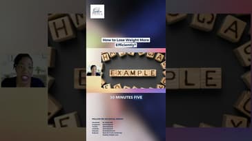 How to Lose Weight More Efficiently? #weightloss #youtubeshorts #shorts