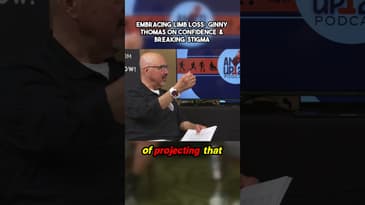 Gini Thomas on The AMP'D UP211 Podcast #amputee #limblossawareness #disability #podcast