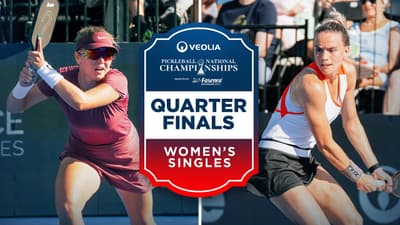 Anna Leigh Waters v Judit Castillo at the Veolia Atlanta Pickleball Championships