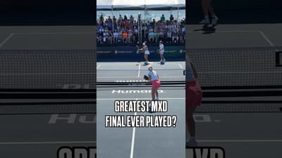 Was this the greatest Mixed Doubles Final EVER!? 👏@Anna.Leigh.Waters  @BenJohns_pb  @annabrightpb