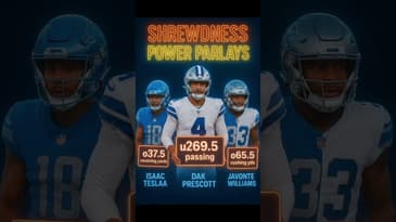 Shrewdness TNF Power Parlay! #TNF #NFL #sportsbetting #Cowboys #Lions