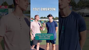 Mariners Superstar Prospect Guesses The Franchise’s All-Time Hits Leaders 🤯 #shorts #mariners #pnw