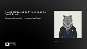 Notes complètes du livre Le Loup de Wall Street