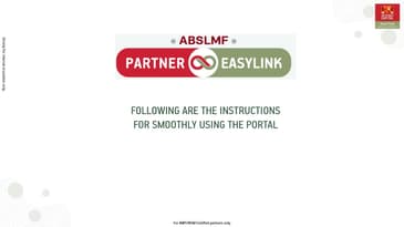 Step by Step Guide for using ABSLMF Partner EasyLink
