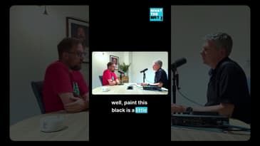 Client's black paint surprise! 😮 #Architecture #Construction #Podcast