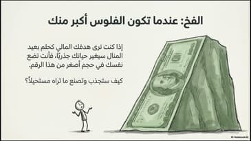 الحلقة 199 : خطوات لا يتكلم عنها الكثير - كن أكبر من المال ، و اشعر بالغنى قبل أن تكون غني