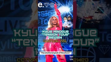 @kylieminogue "Say Something" from her "Tension Tour" was the emotional peak for the show! ✨️