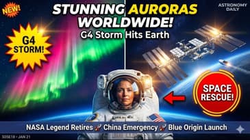 STUNNING Auroras Worldwide! Suni Williams Retires + China's Space Rescue