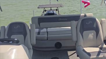 Welcome to Retirement Life Hot summer day on pontoon boat. 