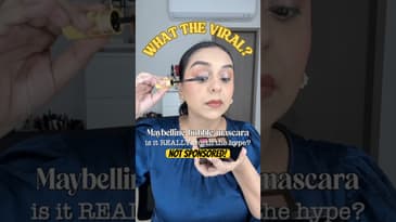 CRAZY HYPE for the Maybelline bubble mascara!?!? #WhatTheViral (pinned comment)
