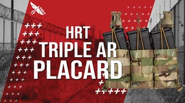 HRT Triple AR Placard
