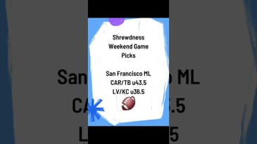 Shrewdness Weekend Game Picks #NFL #sportsbetting