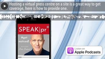 Hosting a virtual press centre on a site is a great way to get coverage, here is how to provide one