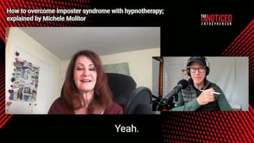How to overcome imposter syndrome with hypnotherapy; explained by Michele Molitor.