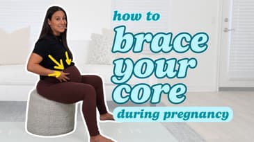 How to Brace Your Core During Pregnancy | Safe Exercises to Prevent Coning