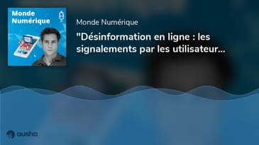 "Désinformation en ligne : les signalements par les utilisateurs sont essentiels" (Hubert Etienne...