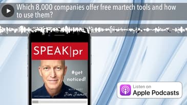 Which 8,000 companies offer free martech tools and how to use them?