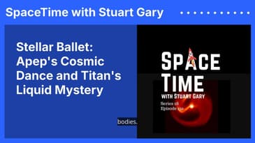 Stellar Ballet: Apep's Cosmic Dance and Titan's Liquid Mystery