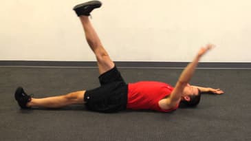 Cross Crawl Crunches