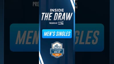 Inside the Carvana Mesa Cup Draws 🎯 for Men’s Singles presented by @ensure Max Protein