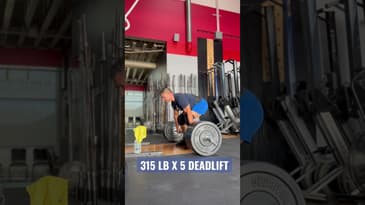 315 LB X 5 Deadlift | Dr. Chris Garcia