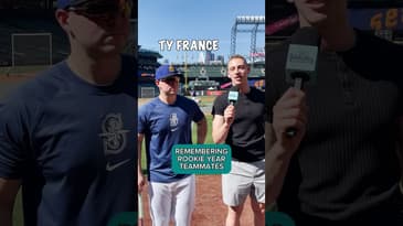 He Had To WORK To Remember His Own Teammates 🤯 #shorts #baseball #seattle #mariners #pnw #padres