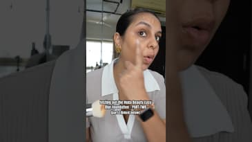 HUDA BEAUTY EASY BLUR FOUNDATION - final thoughts with full face of makeup!