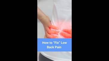 How to "Fix" Low Back Pain for Clinicians