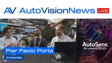 Pier Paolo Porta - Ambarella - Interview @ AutoSens Brussels 2023