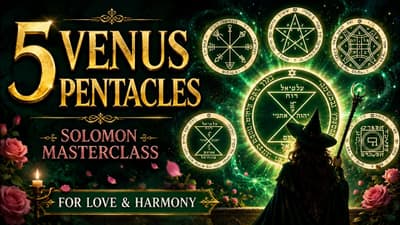 The Five Pentacles of Venus: Solomon Masterclass for Love & Harmony