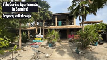 Villa Carina Apartments: Tour the Bachata Unit, Your Foiling Base in Bonaire!