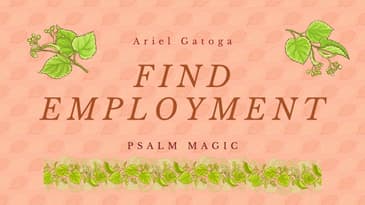 Psalm Magic: Psalm 119 JOD -- FIND EMPLOYMENT TODAY!