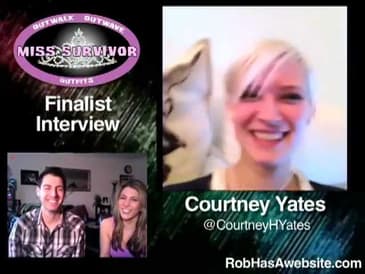 Courtney Yates Finalist Interview for Miss Survivor