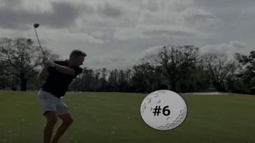 Golf Shot Attempt #6: recreating my infamous walk-off albatross. #golf #golfer #golfshot #albatross