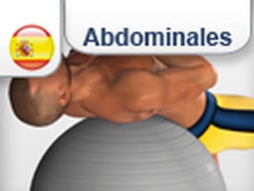 Ejercicios "Cross Arm Ball Crunch" para abdominales (exercÃcio abdominais)