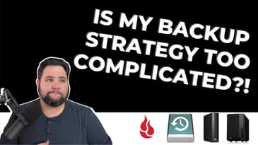 Is My Backup Strategy Too Complicated? (BackBlaze, Time Machine, NAS)