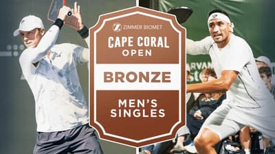 Christian Alshon vs Jay Devilliers at the Zimmer Biomet Cape Coral Open