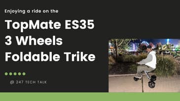 "Joyriding the TopMate ES35: Fun and Freedom on Three Wheels! 🚴‍♂️✨"