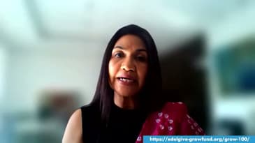 Vidya Shah, Executive Chairperson, EdelGive Foundation talks about The GROW Fund