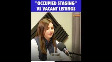 Occupied staging vs vacant