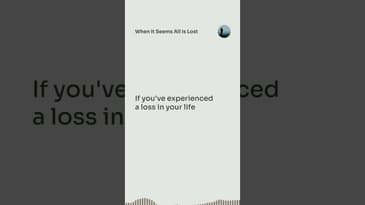 Wednesday Challenge - When It Seems All Is Lost