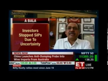 A Balasubramanian, MD & CEO, Aditya Birla Sun Life AMC - ET Now The Money Show