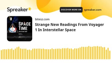 Strange New Readings From Voyager 1 In Interstellar Space