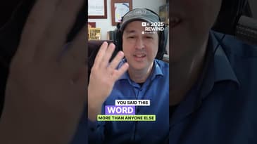 What word did we say the most in 2025?