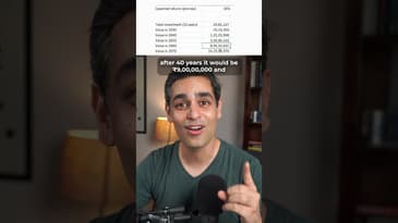 Retiring with 60 CRORES with 6 LAKH INR Starting SALARY! | Ankur Warikoo #shorts