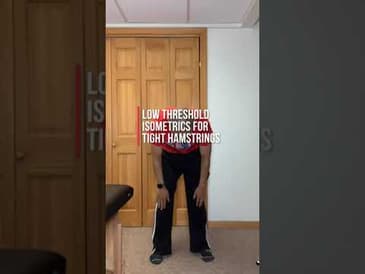 Fix Tight Hamstrings Fast with Low Threshold Isometric Holds