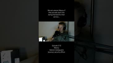 Do veterans appreciate being thanked? We ask Manny… #podcastclips