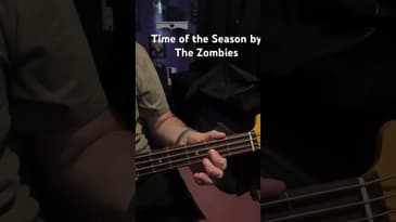 Time of the season by the zombies Easy bass lesson #shorts #EasyBass #Zombies